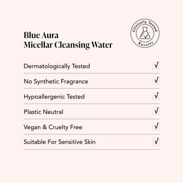 Blue Aura • Turmeric + Holy Basil •  Micellar Cleansing Water