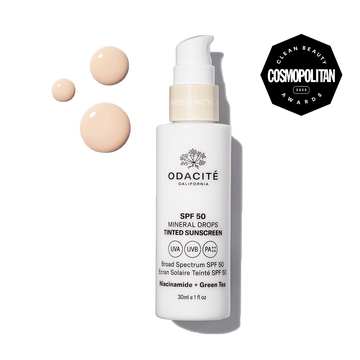 SPF 50 Tinted Mineral Drops • Flex-Perfecting® Sunscreen • Niacinamide + Green Tea