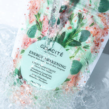 Energy Awakening • Himalayan Crystal Salt, Rosemary & Eucalyptus • Evergreen Bath Soak