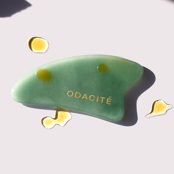 Crystal Contour • Green Aventurine • Gua Sha
