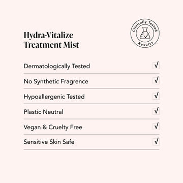 Hydra-Vitalize • Rose + Neroli • Treatment Mist