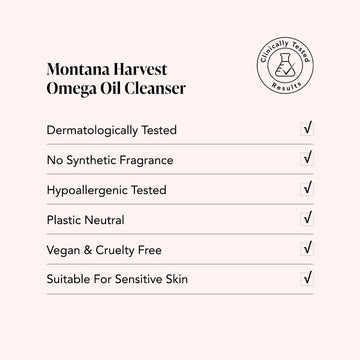 Montana Harvest • Hemp + Sea Buckthorn • Omega Oil Cleanser