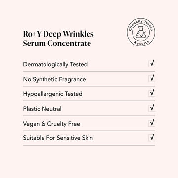 Ro+Y Deep Wrinkles • Rosehip + Ylang-Ylang • Serum Concentrate