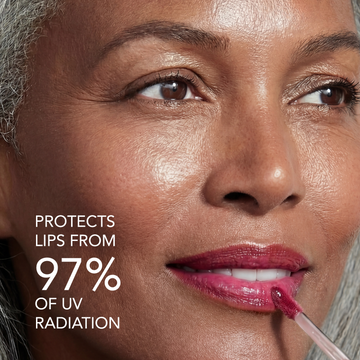 Odacité SPF 40 Nourishing Lip Serum in a tube, labeled with UV protection for lips up to 97%.