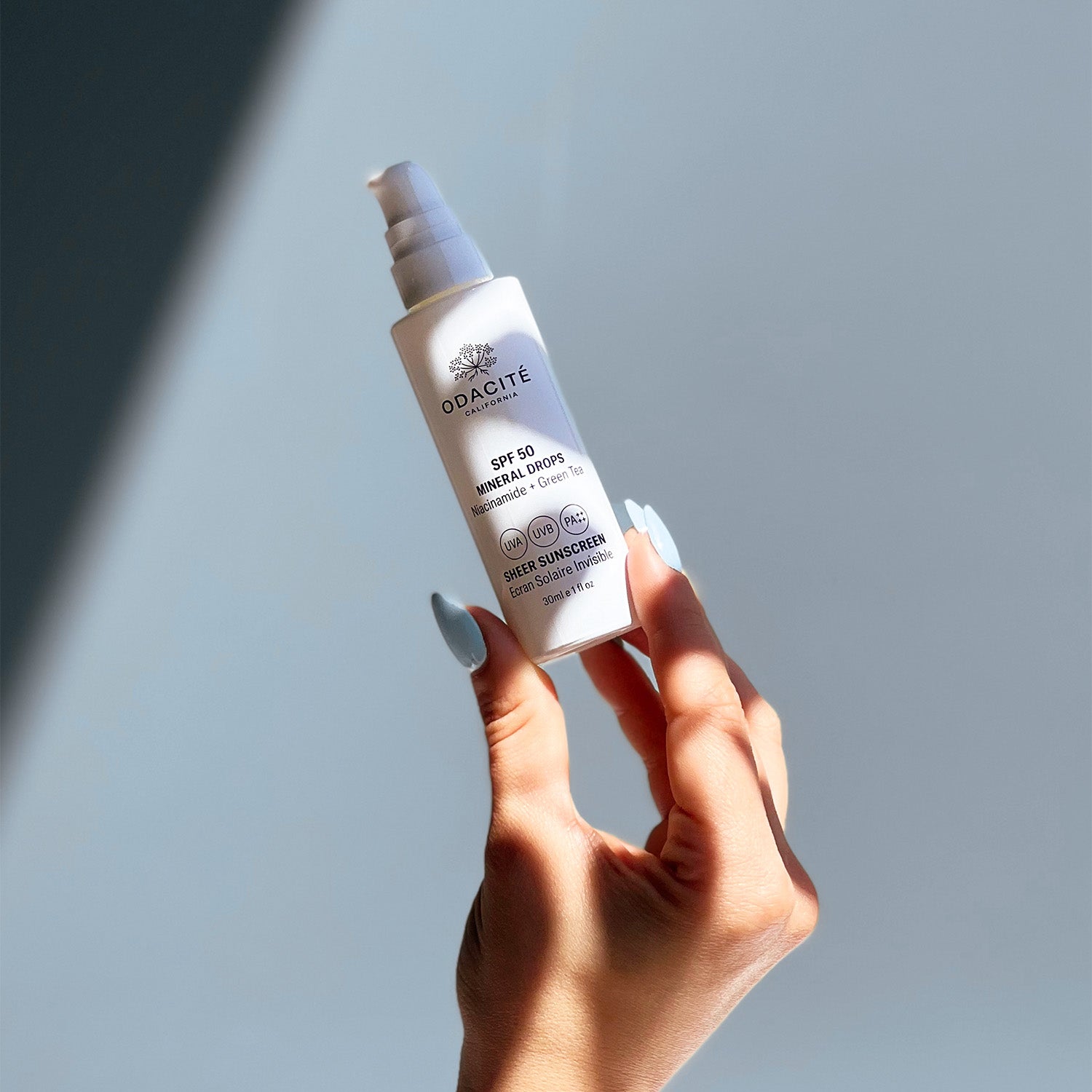 SPF 50 Sheer Mineral Drops | Niacinamide + Green Tea | Odacité