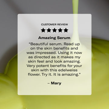 customer testimonial for Super Serum