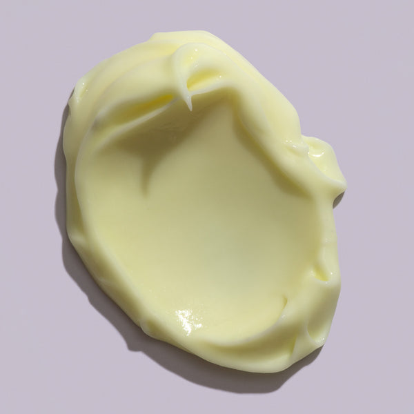 Odacité Bioactive Renew Supreme Cream with Edelweiss Extrême®, Peptides + Carnosine in a yellow swirl on a purple background.