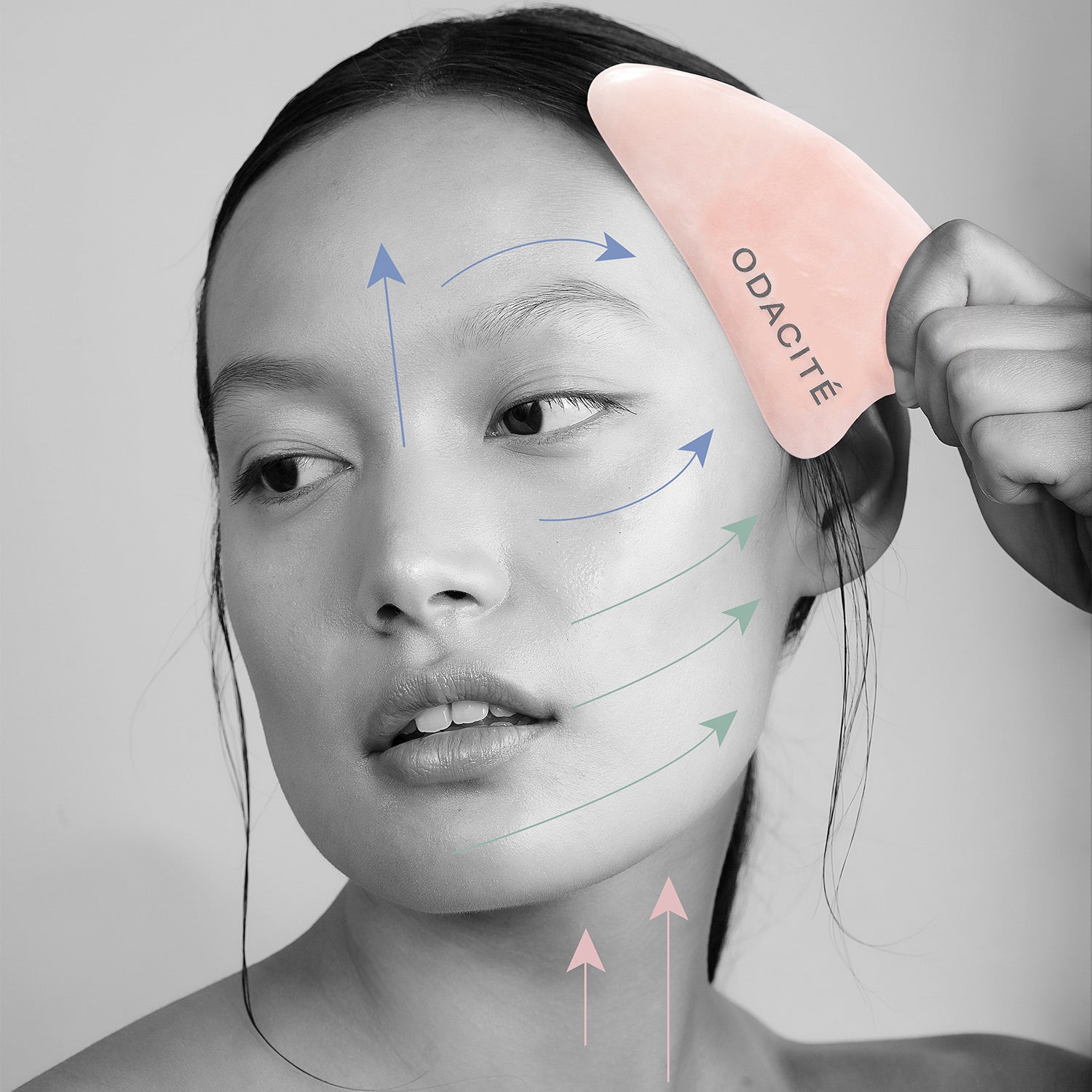 Crystal Contour • Rose Quartz • Gua Sha – Odacité